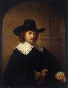 REMBRANDT Harmenszoon van Rijn Portrait of Nicolaes van Bambeeck (mk33) oil painting on canvas